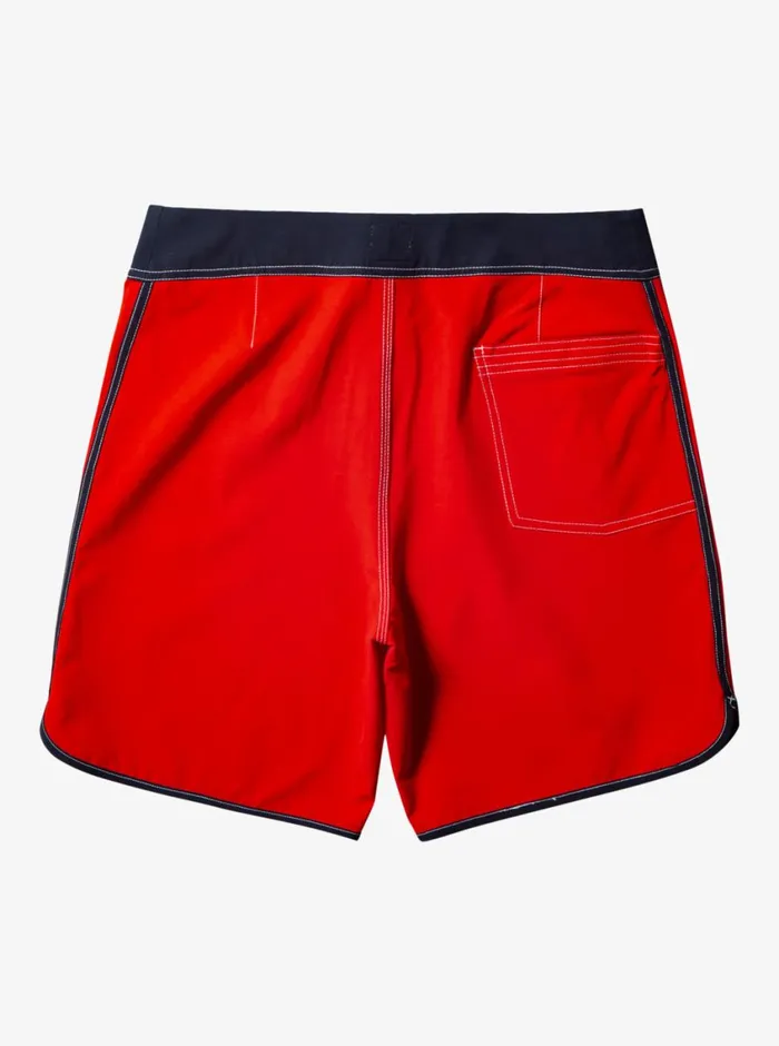Quiksilver Original Scallop 18034 Boardshorts High Risk Red Mens Shorts and Amphibians