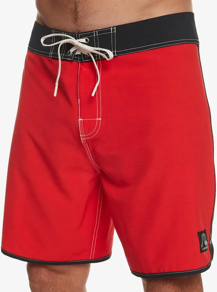 Quiksilver Original Scallop 18034 Boardshorts High Risk Red Mens Shorts and Amphibians