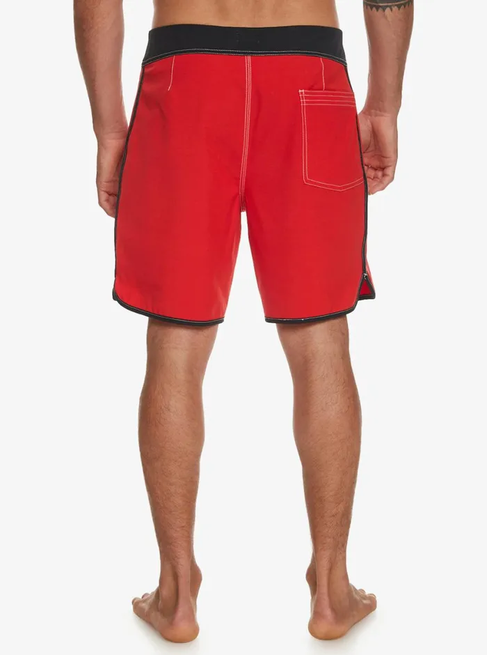 Quiksilver Original Scallop 18034 Boardshorts High Risk Red Mens Shorts and Amphibians