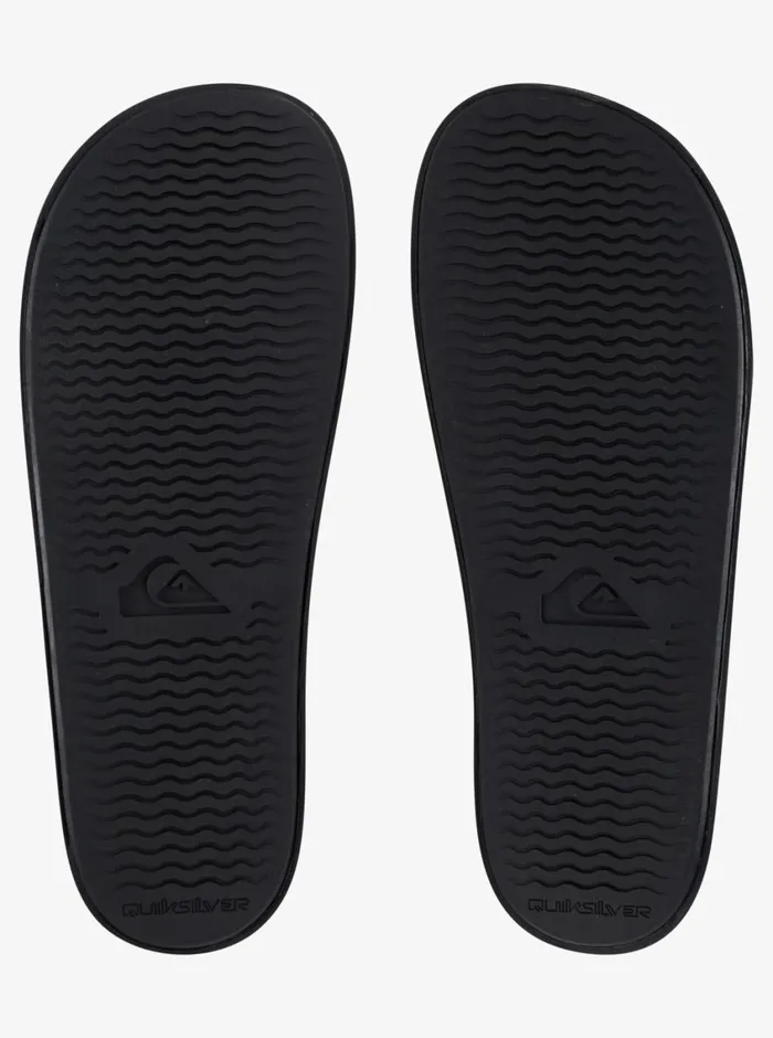 Quiksilver Rivi Adjustable Slides Blackgreyblack Mens Sandals Quiksilver Rivi Adjustable Slides Blackgreyblack Mens Sandals