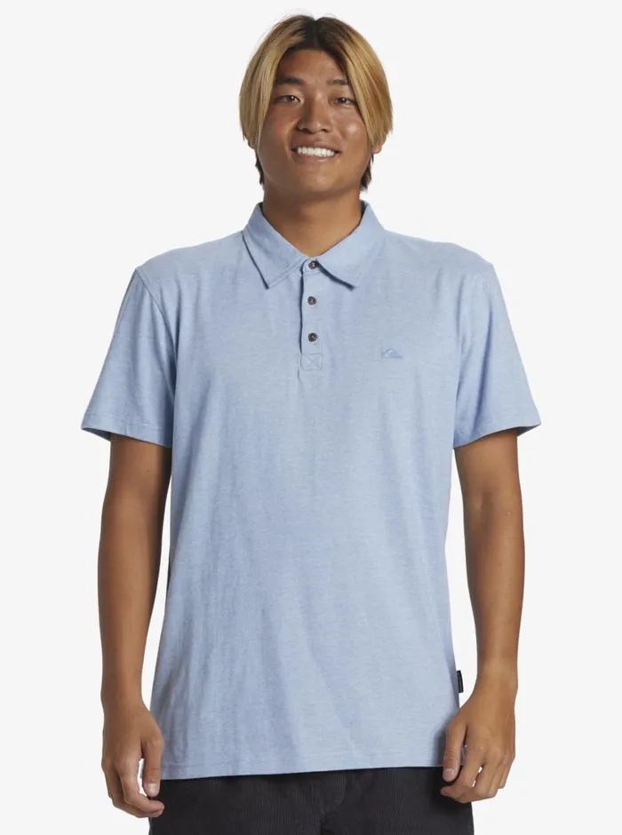 Quiksilver Sunset Cruise Polo Shirt Blue Shadow Mens Shirts and Polos