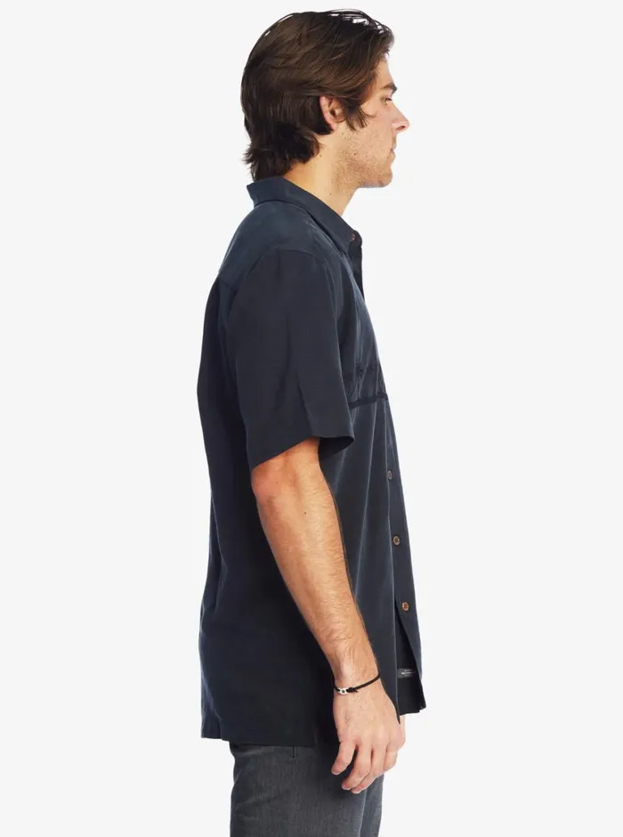 Quiksilver Tahiti Palms Premium AntiWrinkle Shirt Black MensWaterman Shirts and Polos Quiksilver Tahiti Palms Premium AntiWrinkle Shirt Black MensWaterman Shirts and Polos