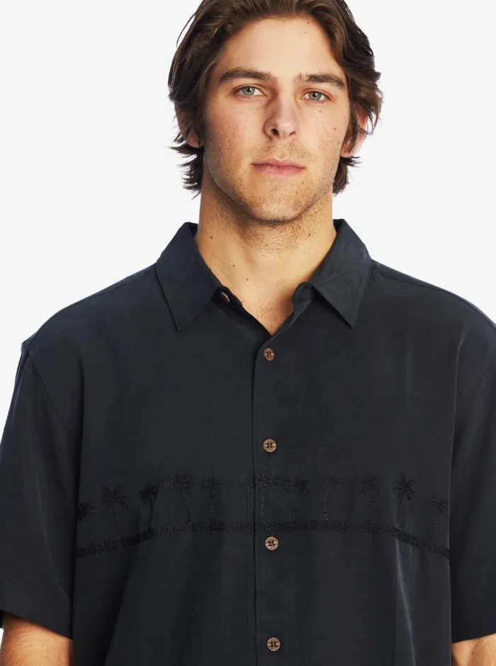 Quiksilver Tahiti Palms Premium AntiWrinkle Shirt Black MensWaterman Shirts and Polos Quiksilver Tahiti Palms Premium AntiWrinkle Shirt Black MensWaterman Shirts and Polos