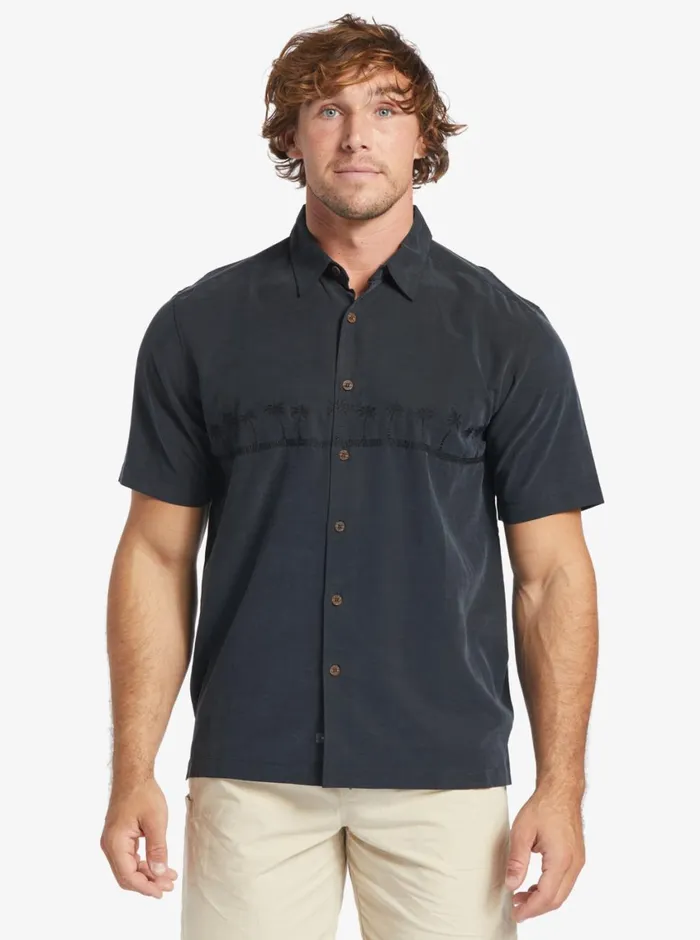 Quiksilver Tahiti Palms Premium AntiWrinkle Shirt Black MensWaterman Shirts and Polos Quiksilver Tahiti Palms Premium AntiWrinkle Shirt Black MensWaterman Shirts and Polos