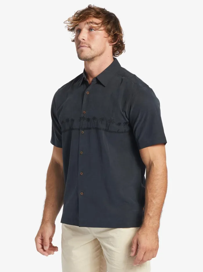 Quiksilver Tahiti Palms Premium AntiWrinkle Shirt Black MensWaterman Shirts and Polos Quiksilver Tahiti Palms Premium AntiWrinkle Shirt Black MensWaterman Shirts and Polos