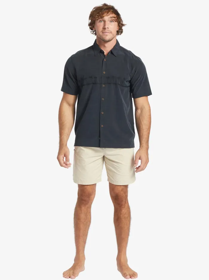 Quiksilver Tahiti Palms Premium AntiWrinkle Shirt Black MensWaterman Shirts and Polos Quiksilver Tahiti Palms Premium AntiWrinkle Shirt Black MensWaterman Shirts and Polos