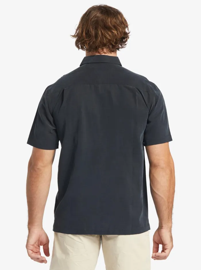 Quiksilver Tahiti Palms Premium AntiWrinkle Shirt Black MensWaterman Shirts and Polos Quiksilver Tahiti Palms Premium AntiWrinkle Shirt Black MensWaterman Shirts and Polos