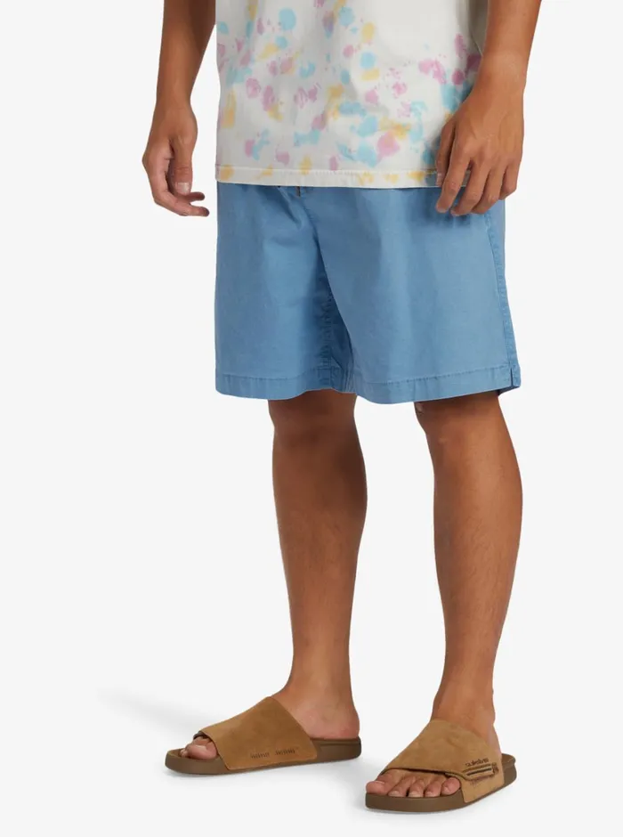 Quiksilver Taxer Shorts Blue Shadow Mens Shorts and Amphibians