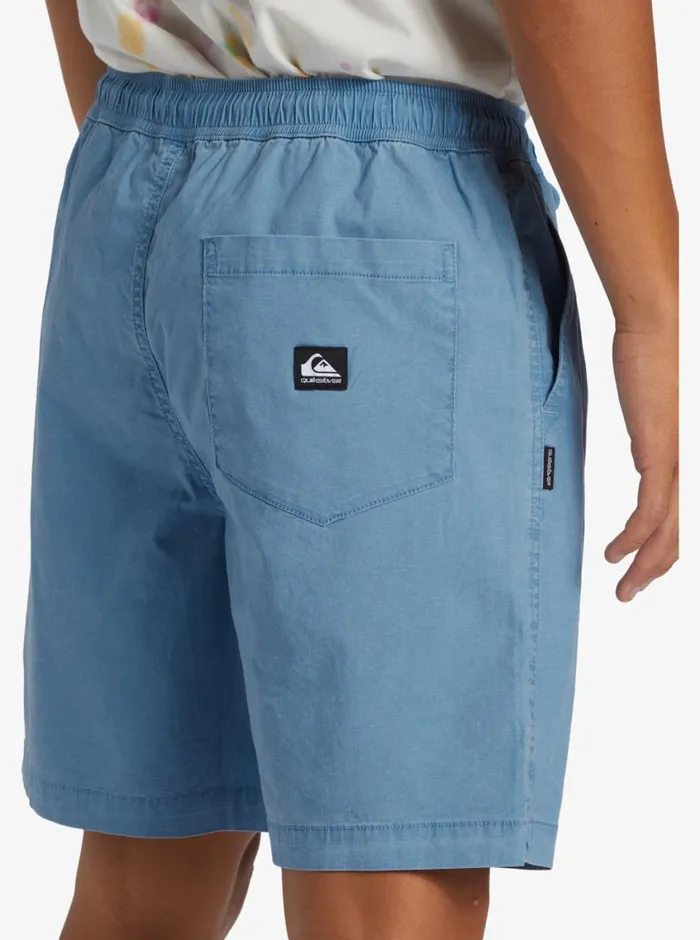 Quiksilver Taxer Shorts Blue Shadow Mens Shorts and Amphibians