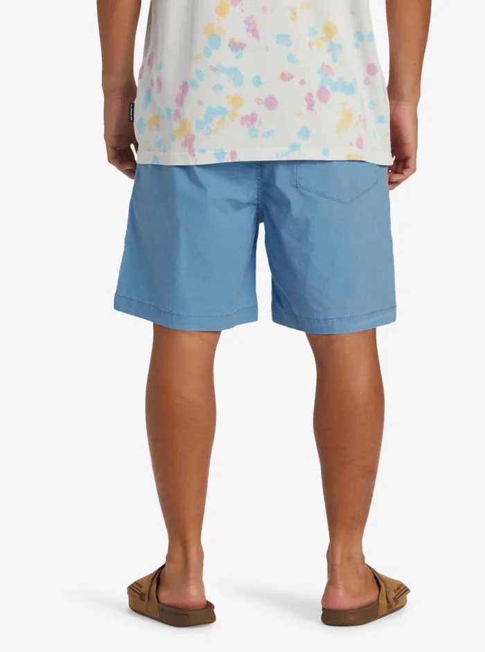Quiksilver Taxer Shorts Blue Shadow Mens Shorts and Amphibians