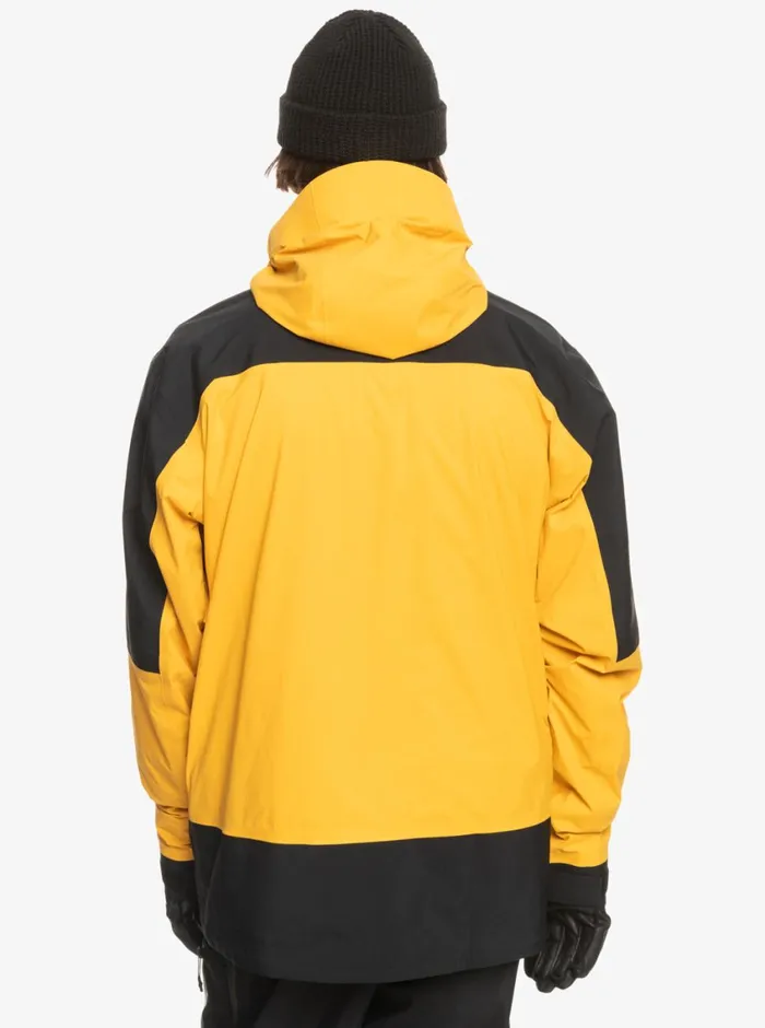Quiksilver Ultralight GORETEX Technical Snow Jacket Mineral Yellow Mens Snow Jackets Quiksilver Ultralight GORETEX Technical Snow Jacket Mineral Yellow Mens Snow Jackets