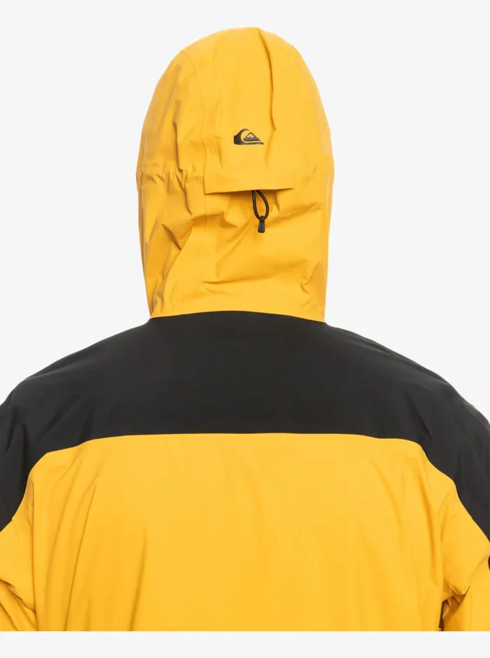 Quiksilver Ultralight GORETEX Technical Snow Jacket Mineral Yellow Mens Snow Jackets Quiksilver Ultralight GORETEX Technical Snow Jacket Mineral Yellow Mens Snow Jackets