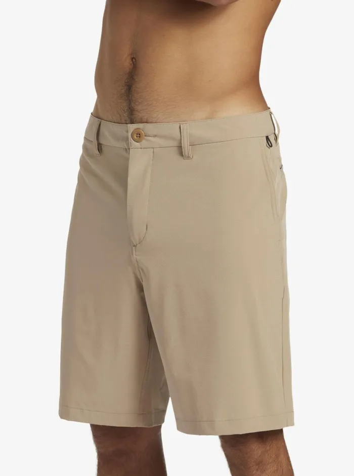 Quiksilver Union Amphibian 20034 Hybrid Shorts Khaki Mens Shorts and Amphibians