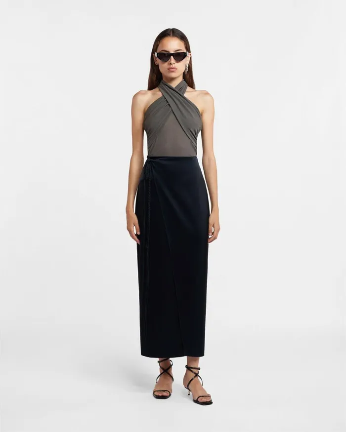 Racha Black Women Nanushka Skirts Racha Black Women Nanushka Skirts