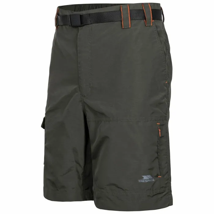 Rathkenny Cargo Shorts Olive Men Trespass Shorts