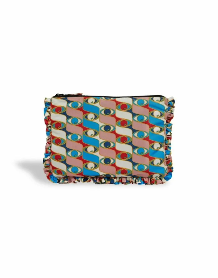 Ready To Wear Bags and Pochettes La Double J Hand Pochette Third Eye Turchese