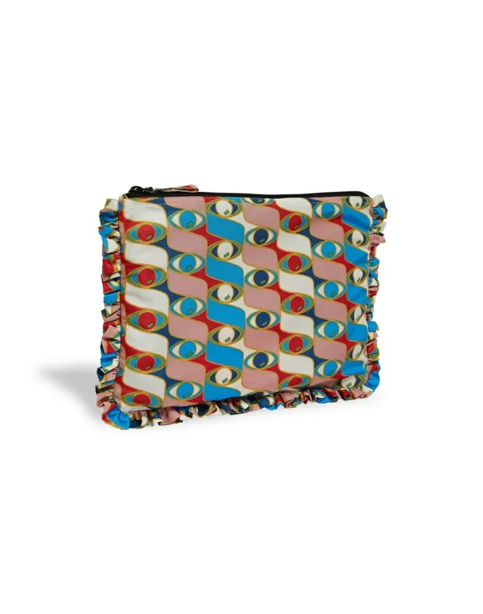 Ready To Wear Bags and Pochettes La Double J Hand Pochette Third Eye Turchese