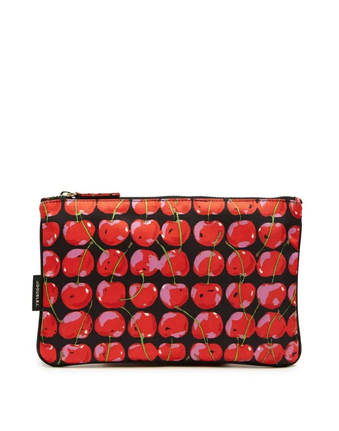 Ready To Wear Bags and Pochettes La Double J Pochette Black Cherries