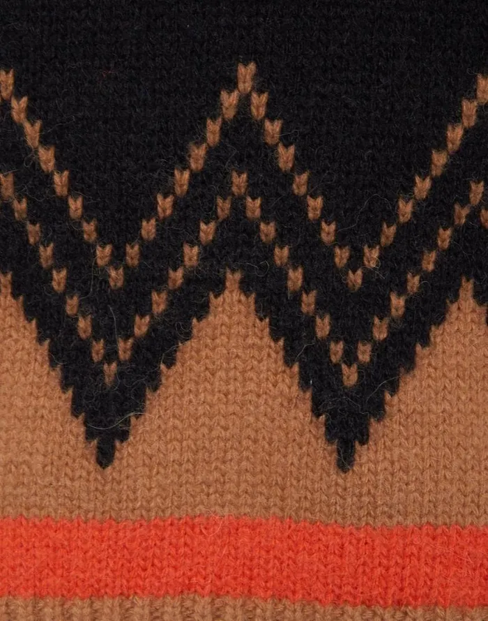 Ready To Wear Knitwear La Double J Dolomite Sweater Blackcamel Ready To Wear Knitwear La Double J Dolomite Sweater Blackcamel