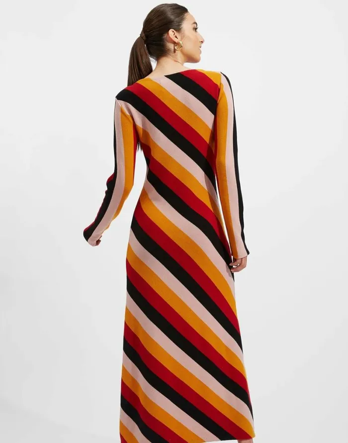 Ready To Wear Knitwear La Double J Knit Swing Dress Black Stripes Ready To Wear Knitwear La Double J Knit Swing Dress Black Stripes