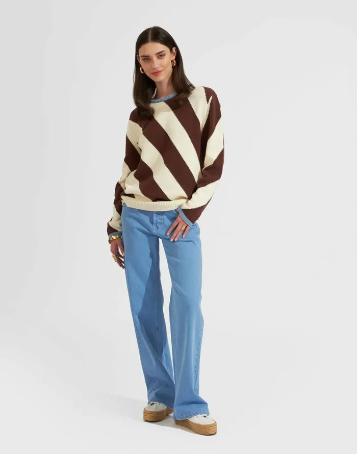 Ready To Wear Knitwear La Double J Veneziana Sweater Chocolate Ready To Wear Knitwear La Double J Veneziana Sweater Chocolate