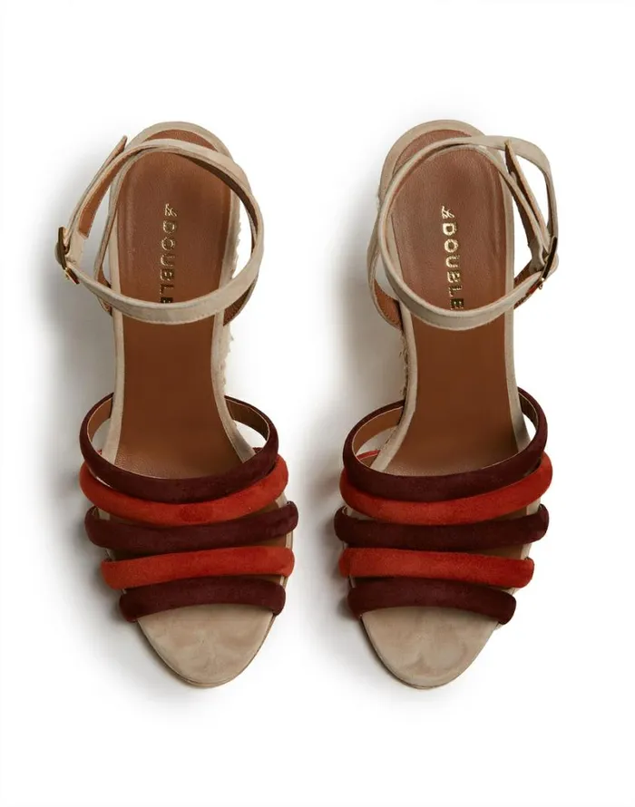 Ready To Wear Shoes La Double J Tones Wedge Paglia Multicolor Ecru039 Ready To Wear Shoes La Double J Tones Wedge Paglia Multicolor Ecru039