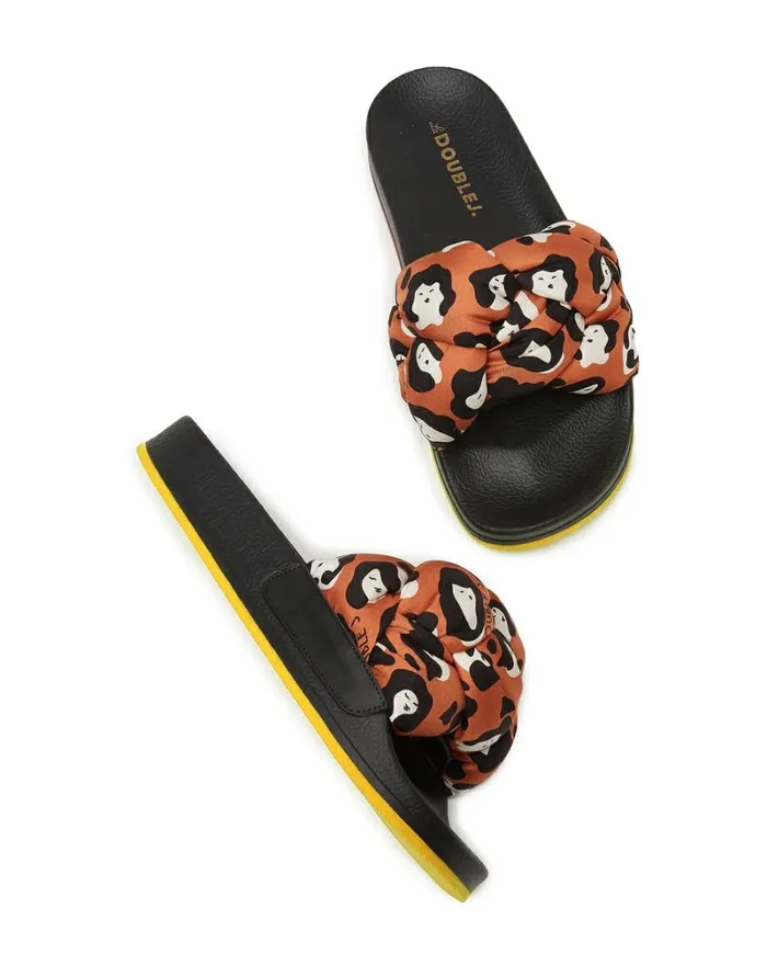 Ready To Wear Shoes La Double J Treccia Slides Lady Leopard Ready To Wear Shoes La Double J Treccia Slides Lady Leopard