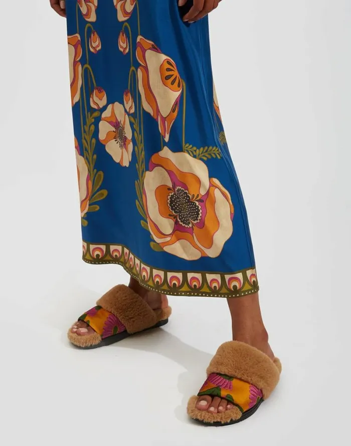 Ready To Wear Shoes La Double J Winter Slides Orange Gerber