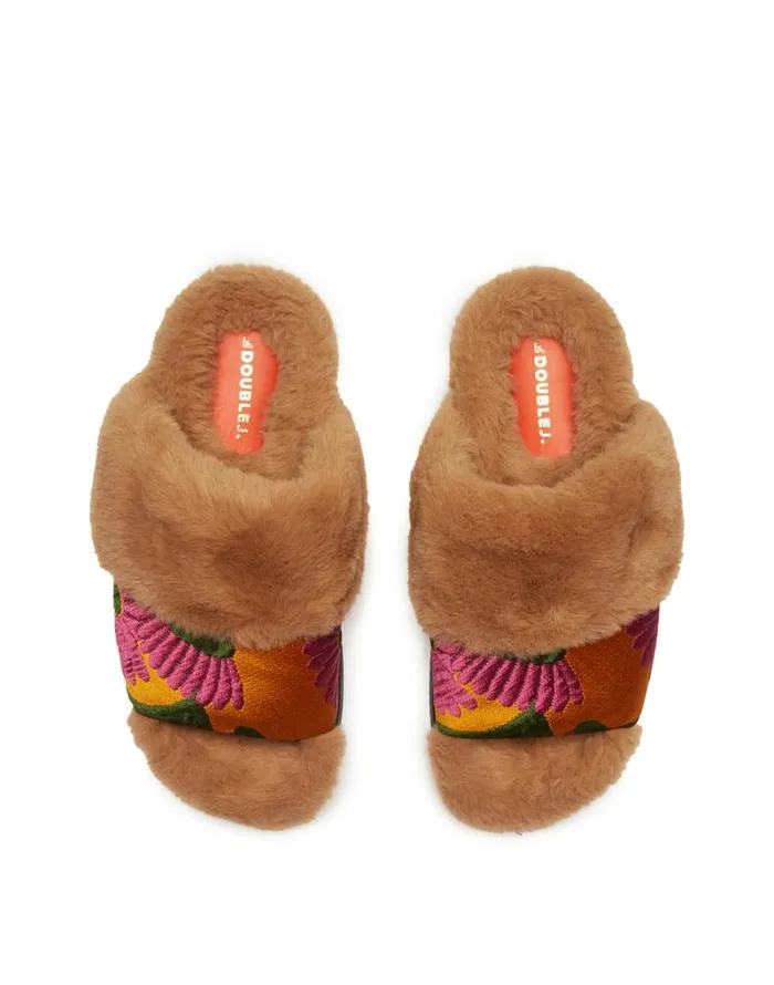 Ready To Wear Shoes La Double J Winter Slides Orange Gerber Ready To Wear Shoes La Double J Winter Slides Orange Gerber