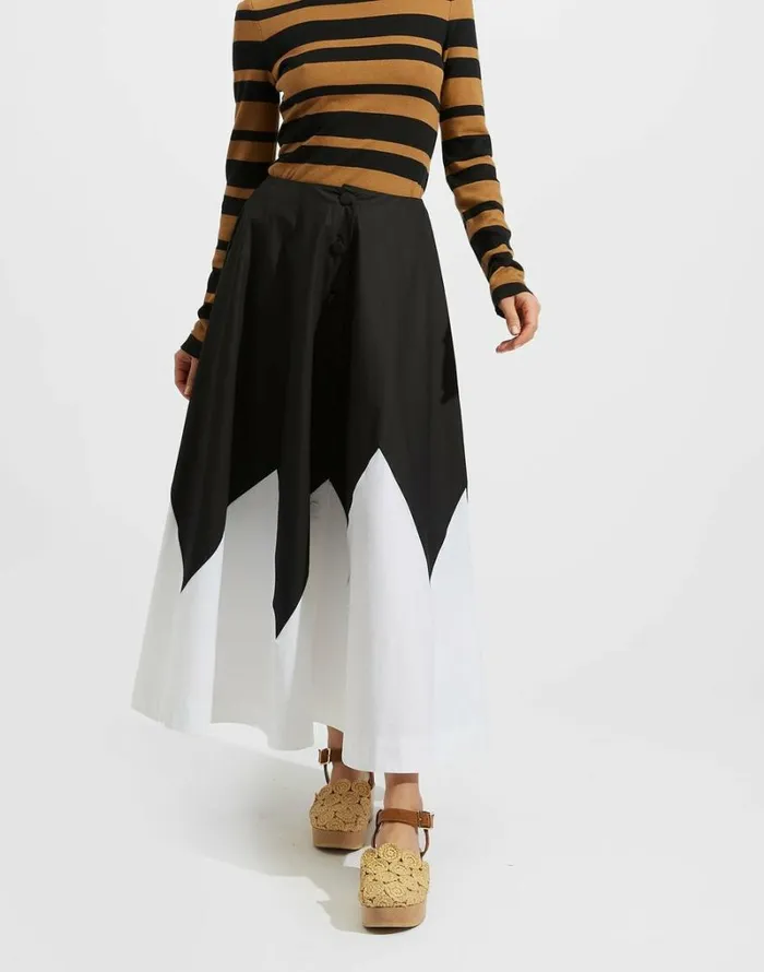 Ready To Wear Skirts La Double J Holiday Skirt Intarsio Color Block Bw Ready To Wear Skirts La Double J Holiday Skirt Intarsio Color Block Bw