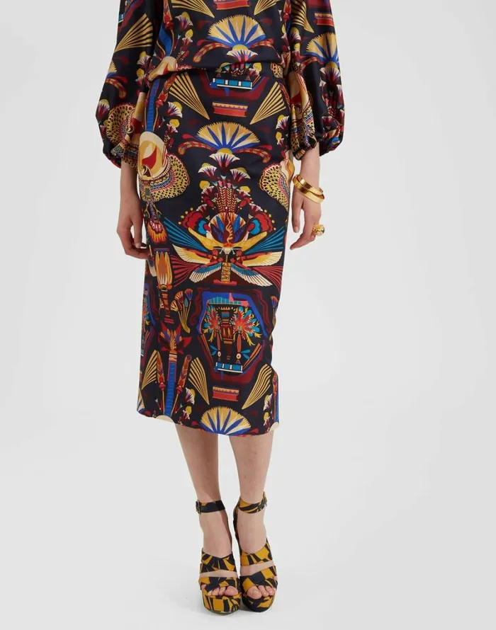 Ready To Wear Skirts La Double J Pencil Skirt Nephthys Navy