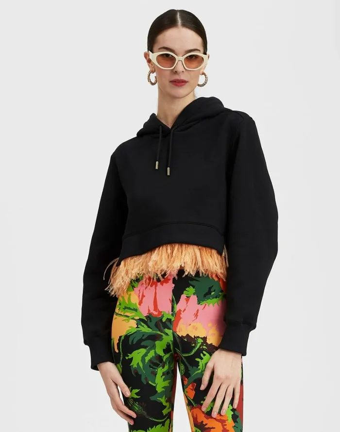 Ready To Wear TShirts and Sweatshirts La Double J La Scala Hoodie Black Ready To Wear TShirts and Sweatshirts La Double J La Scala Hoodie Black