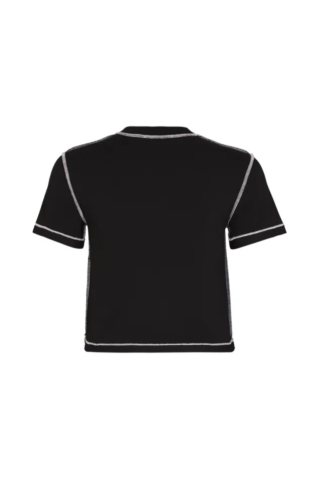 Readytowear TShirts Sonia Rykiel Shortsleeved Crewneck Tshirt In Cotton Jersey