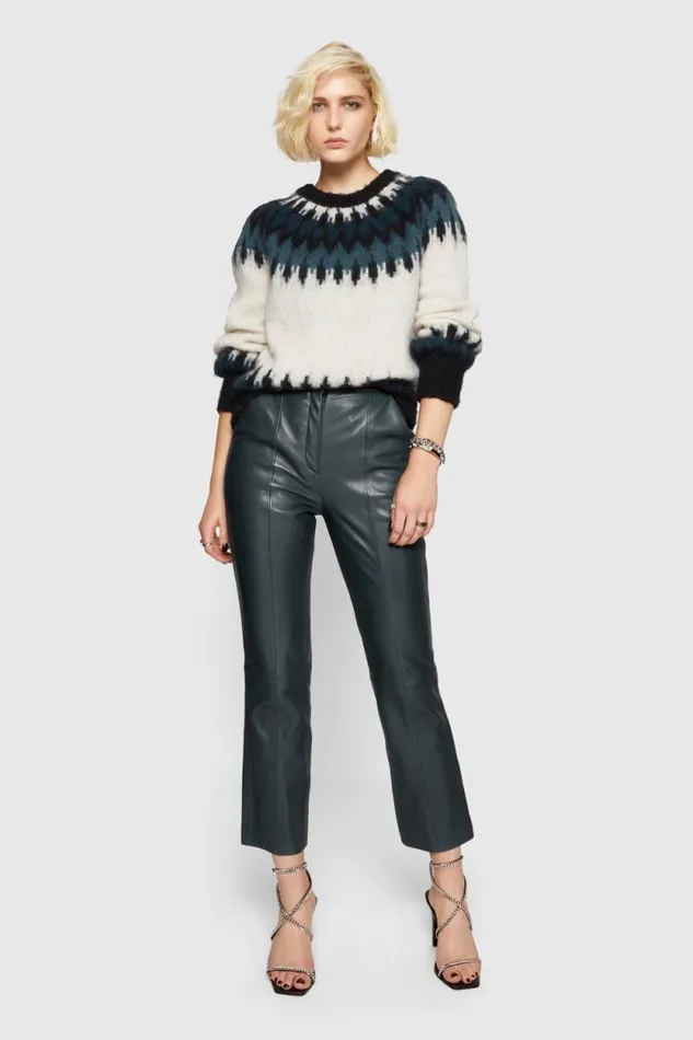 Rebecca Minkoff Bottoms Madelyn Pants Teal 8211 Clothing