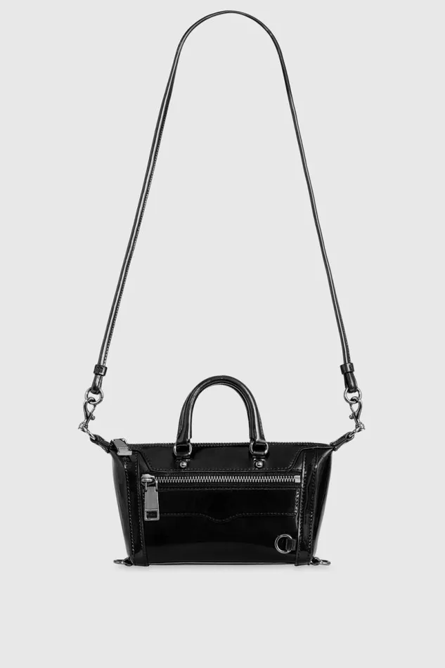 Rebecca Minkoff Crossbody Bags Micro Mini MAB Blackgunmetal 8211 Handbags