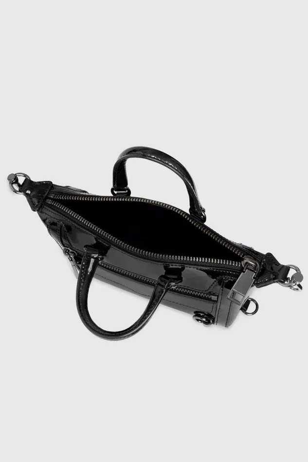 Rebecca Minkoff Crossbody Bags Micro Mini MAB Blackgunmetal 8211 Handbags