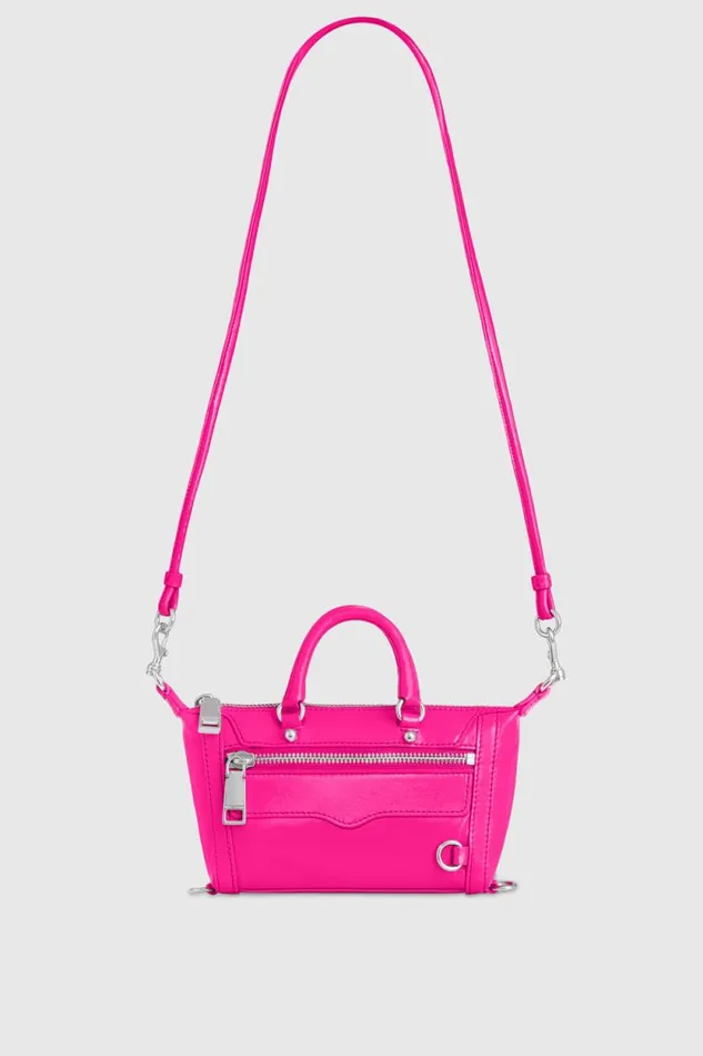 Rebecca Minkoff Crossbody Bags Micro Mini MAB Cosmicsilver 8211 Handbags