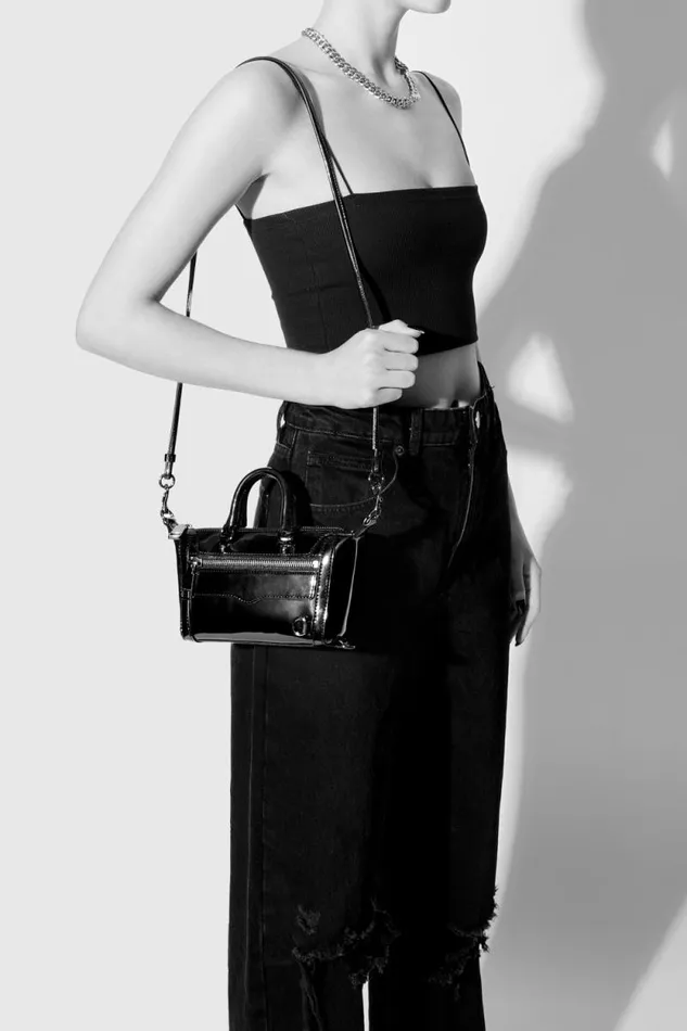 Rebecca Minkoff Crossbody Bags Micro Mini MAB Cosmicsilver 8211 Handbags Rebecca Minkoff Crossbody Bags Micro Mini MAB Cosmicsilver 8211 Handbags