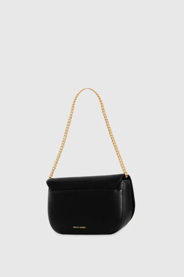 Rebecca Minkoff Crossbody Bags Snake Ring Crossbody Blackantique Brass 8211 Handbags