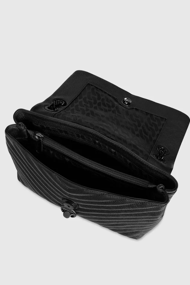 Rebecca Minkoff Shoulder Bags Edie Flap Shoulder Bag Blackblack Shellac 8211 Handbags
