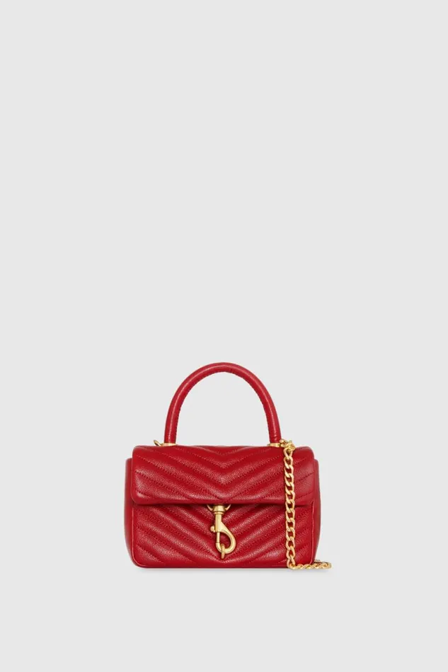 Rebecca Minkoff Top Handle Bags Edie Top Handle Chiliantique Brass 8211 Handbags Rebecca Minkoff Top Handle Bags Edie Top Handle Chiliantique Brass 8211 Handbags
