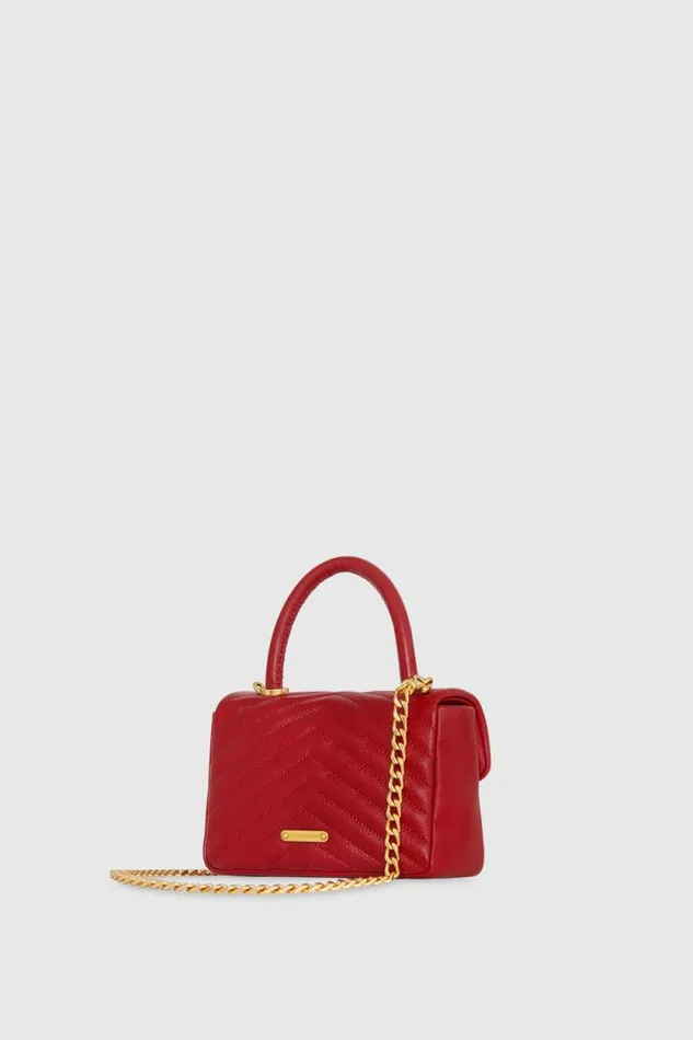 Rebecca Minkoff Top Handle Bags Edie Top Handle Chiliantique Brass 8211 Handbags