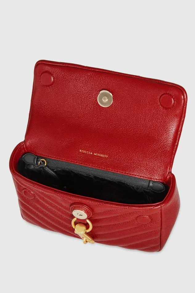 Rebecca Minkoff Top Handle Bags Edie Top Handle Chiliantique Brass 8211 Handbags