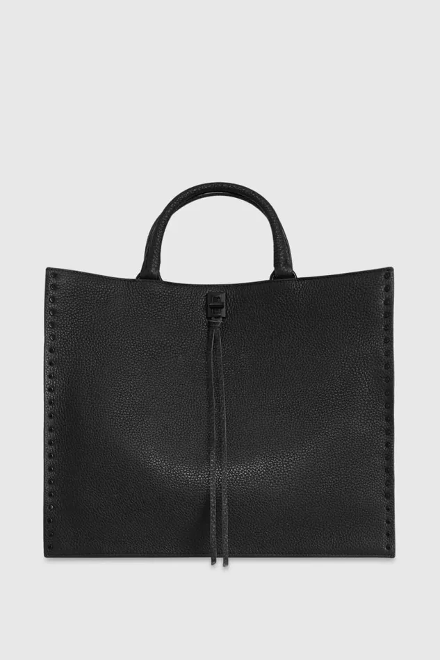 Rebecca Minkoff Tote Bags Darren Tote Blackblack Shellac 8211 Handbags