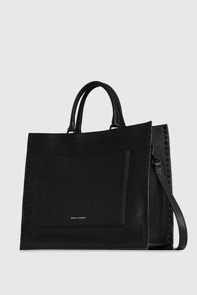 Rebecca Minkoff Tote Bags Darren Tote Blackblack Shellac 8211 Handbags
