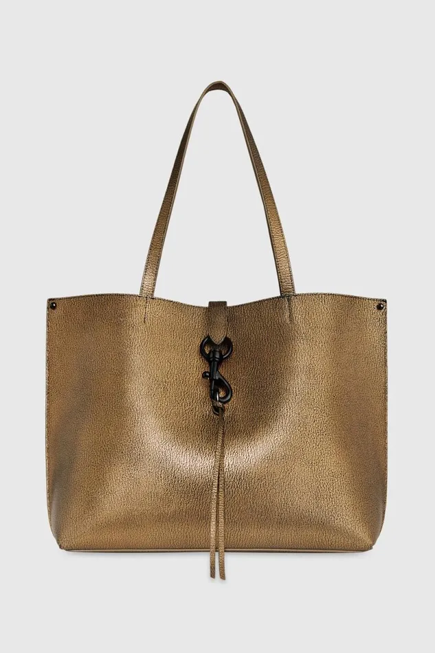 Rebecca Minkoff Tote Bags Megan Tote Goldblack Shellac 8211 Handbags