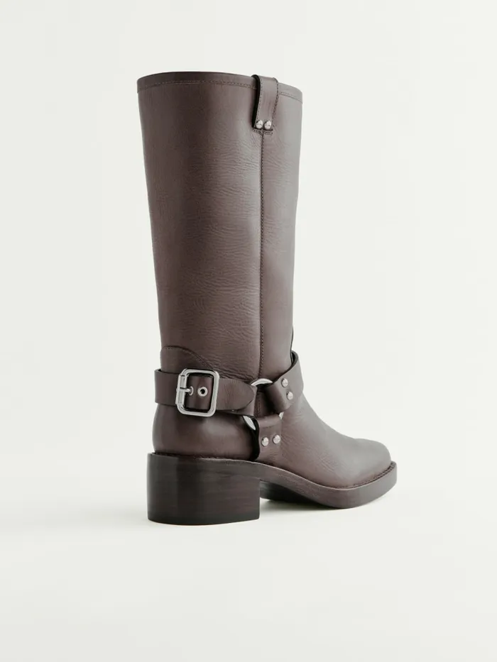 Reformation Boots Francesca Moto Boot Distressed Brown 8211 Women Reformation Boots Francesca Moto Boot Distressed Brown 8211 Women