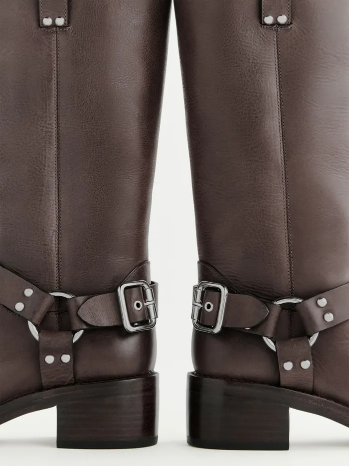 Reformation Boots Francesca Moto Boot Distressed Brown 8211 Women Reformation Boots Francesca Moto Boot Distressed Brown 8211 Women