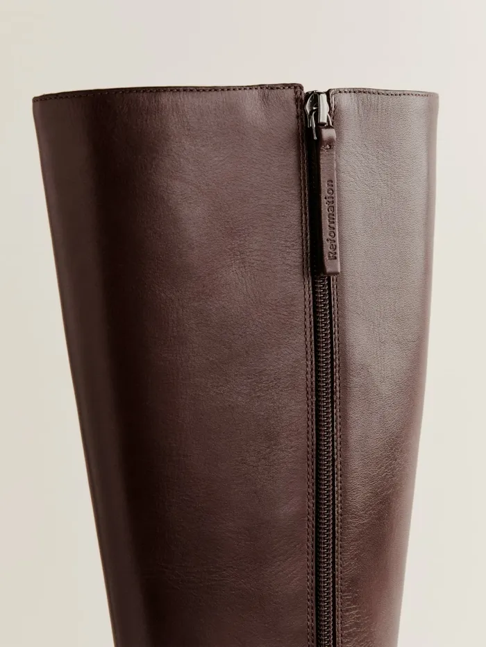 Reformation Boots Nancy Knee Boot Espresso Leather 8211 Women Reformation Boots Nancy Knee Boot Espresso Leather 8211 Women