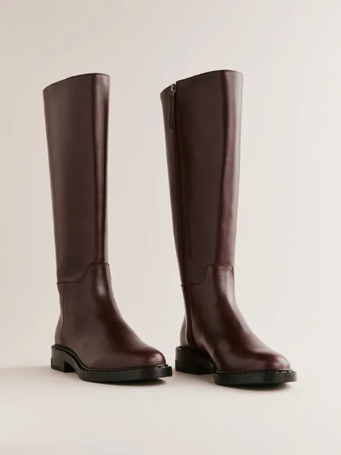 Reformation Boots Nancy Knee Boot Espresso Leather 8211 Women Reformation Boots Nancy Knee Boot Espresso Leather 8211 Women